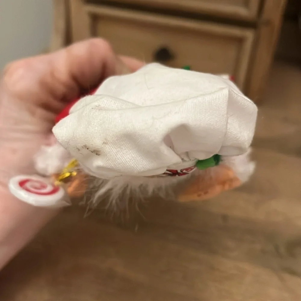 Annalee Santa Chef Christmas Holding Lollipop Chef Hat 2018
